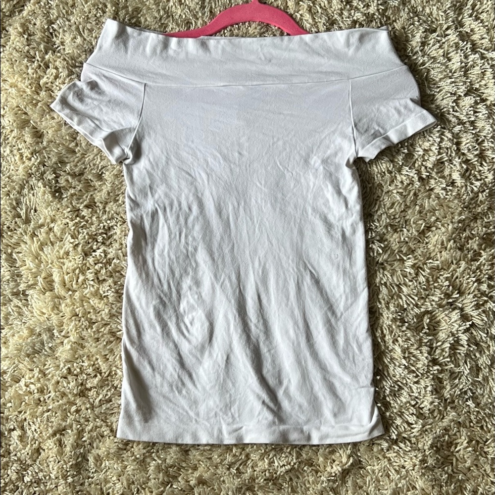 off the shoulder shirt